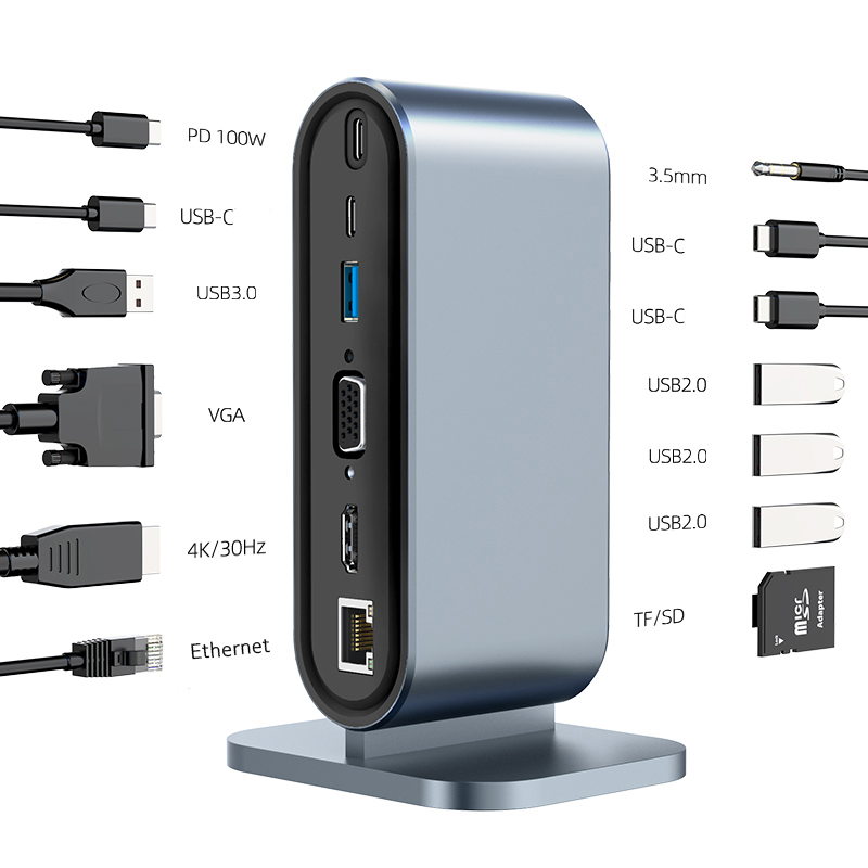 USB C 3.0 HUB Type C to Multi  - đánh giá và giá 4 Hdmi Multi Monitor Video Card 4K